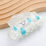 Cwaha1392_White Cartoon Series Hair Claw Clip