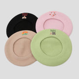 CUTE CARTOON ANIMAL PATTERN BERET_CWAH1925