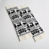 CHRISTMAS WINTER WARM LEGGINGS ELK PILE SOCKS_CWMS0762