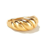 CROISSANT COOL RETRO SIMPLE RING_CWAJE1750