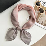 Silk Square Scarf Gradient Wrap Autumn Winter_Cwasc03022