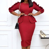 PROFESSIONAL OFFICE TEMPERAMENT COMMUTER DRESS_CWDMD3674