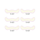 METALLIC FRECKLE FACE TATTOO STICKERS GOLD SILVER_CWMM8364