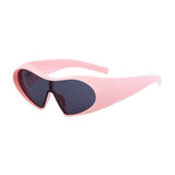 FASHION SPORTS ONE PIECE SPECIAL SHAPED SUNGLASSES_CWASG0725