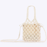 CROSSBODY BAGS BEACH BAGS TOTES WITH MESH_CWAB4678
