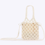 CROSSBODY BAGS BEACH BAGS TOTES WITH MESH_CWAB4678