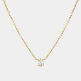 Zirconia Val Round Pendant Necklace_Cwmm5297