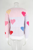 Valentines Day Small Heart Pullover Sweater