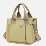 SOLID COLOR CASUAL VERSATILE SHOULDER HANDBAG_CWAB2444