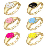 2024 NEW SMILEY CUTE SIMPLE RING_CWAJE1747