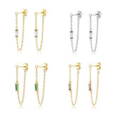 Versatile Chain Tassel Earrings