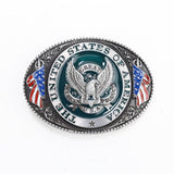 Western Style Bull Head Belt Buckle_Cwabe0427