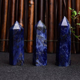 NATURAL BLUE LACE AGATE CRYSTAL TOWER_CWMM8122