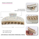 ACETATE DIAMOND HAIR CLIP HAIR ACCESSORIES_CWAHA4237
