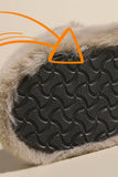 THICK SOLE CROSS STRAP FLUFFY BEDROOM SLIPPERS_CWSHS0230