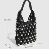 FASHIONABLE VACATION CHAIN BUCKET SHOULDER BAG_CWAB5714