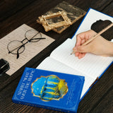 Vintage Oil Painting Star And Moon Blue Notebook_Cwmm1842