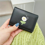 SMALL FRESH EMBROIDERED FLOWER WALLET_CWAB2559