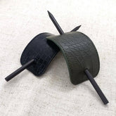 ELEGANT VINTAGE CROC PATTERN HAIR STICK_CWAHA6384