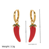 FRESH FRUIT VEGGIE 18K GOLD PLATED EARRINGS_CWAJE5067