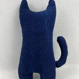 HANDCRAFTED INDIGO DYED EMBROIDERED PLUSH DOLL_CWMM6056