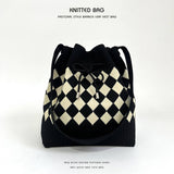 2024 CASUAL DRAWSTRING BUCKET KNITTED BAG_CWAB2375