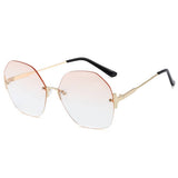 FRAMELESS GEOMETRIC T BAR SUNGLASSES FOR WOMEN_CWASG1169