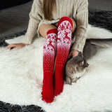 CHRISTMAS STYLE LONG KNEE HIGH SOCKS_CWMS0852