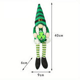 ST PATRICK STRIPED LONG LEGGED DOLL FIGURINE_CWMM3446