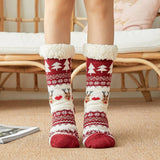CHRISTMAS WARM PLUSH INDOOR SLIPPERS_CWMS0705
