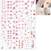 PEACH BLOSSOM TATTOOS SWEET COOL GIRL STYLE_CWMM8236