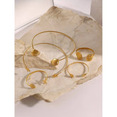 18K GOLD SEASHELL OPEN CUFF VINTAGE STYLE_CWAJE4664