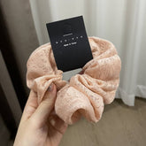 TEMPERAMENT HOLLOW SOLID COLOR SCRUNCHIE_CWAHA1723