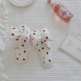 LOVE BOWKNOT INDOOR NON SLIP SOFT SOLED SLIPPERS_CWMM2968