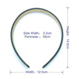 ELEGANT CROC PATTERN FAUX LEATHER HEADBAND_CWAHA6335