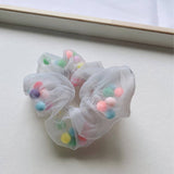 GIRLS CUTE COLORFUL BALL HAIR TIE_CWAHA1847