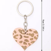 HEART SHAPED WOODEN KEYCHAIN PENDANT_CWMM0586