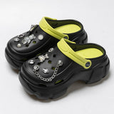 FASHION DIAMOND BEAR NEW HOLE SHOES SANDALS_CWSHS0814
