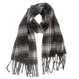 MIXED PLAID FRINGE SCARF UNISEX WINTER SHAWL_CWASC1282