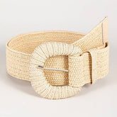 RETRO ELASTIC BELT WITH BRAIDED BUCKLE_CWABE0440