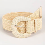 RETRO ELASTIC BELT WITH BRAIDED BUCKLE_CWABE0440