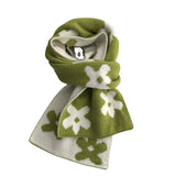 Autumn And Winte Floral Patter Warm Scarf_Cwasc1246