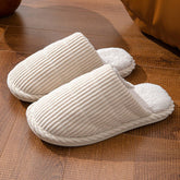 FASHION HOME THIN STRIPE INDOOR COTTON SLIPPERS_CWSHS0843