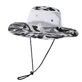 BREATHABLE MESH SOLID COLOR FOLDABLE SUNHAT_CWAH1462