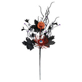 INS HORROR MAPLE LEAF EYE PUMPKIN FLORAL PICK_CWMM9860