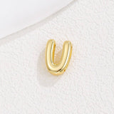 SIMPLE SMOOTH 26 LETTERS PENDANT NECKLACE_CWMM5874