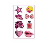 PINK COWGIRL TATTOOS CUTE BACHELORETTE STICKERS_CWMM8385