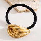 MINIMALIST METAL GEOMETRIC ELASTIC HAIR TIE_CWAHA6188