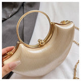 FINE GLITTER LADY EVENING BAG CHAIN CLUTCH BAG_CWAB3242