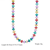 BOHO STYLE HANDMADE NATURAL STONE NECKLACE_CWMM8816